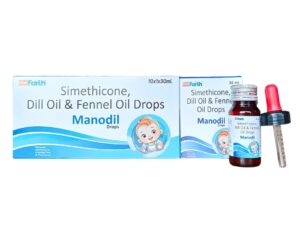 MANODIL DROPS - Simethicone,  Dil Oil & Fennel Oil Drops