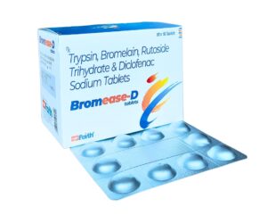 BROMEASE-D TABLETS- Trypsin, Bromelain, Rutoside Trihydrate & Diclofenac Sodium